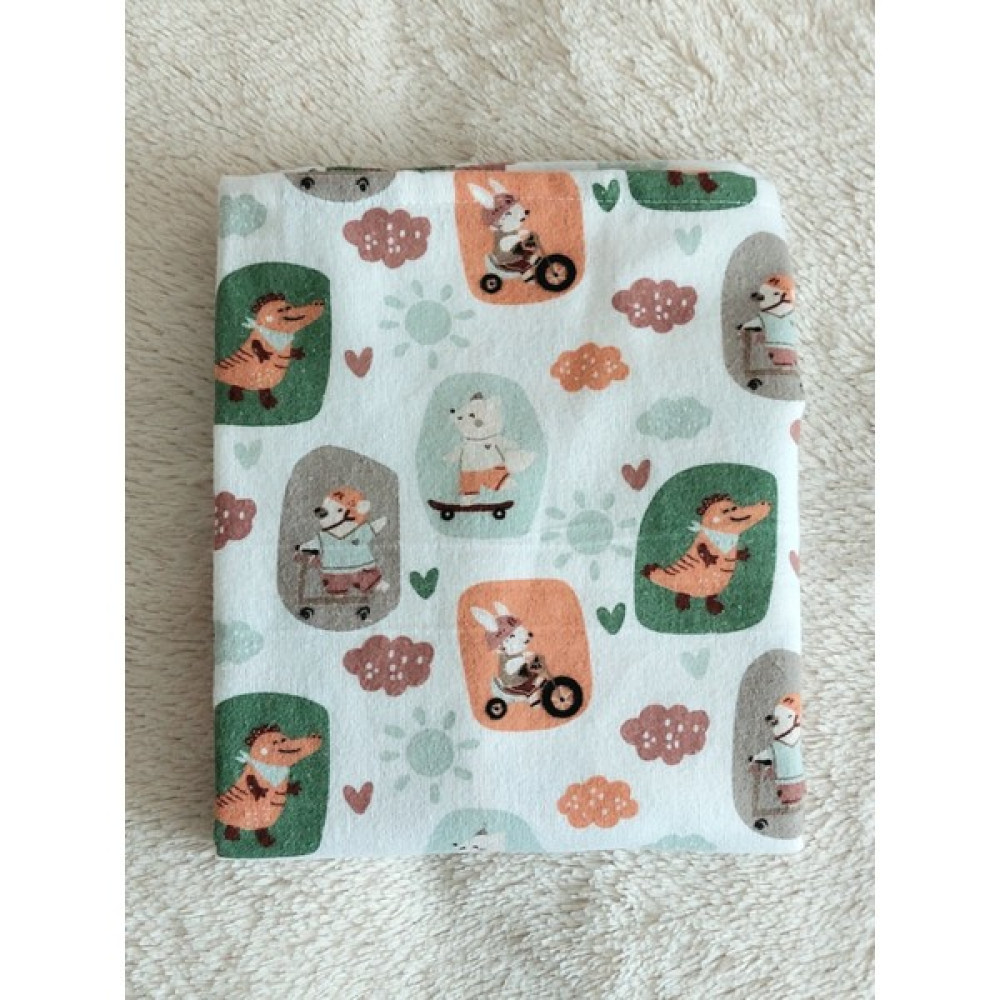 Mrvhome Sporty Çok Amaçlı Bebek & Yenidoğan Battaniye Pazen Örtü Kundak Battaniye Pamuk Flannel - 75 x 100 cm - Renkli Battaniye Fiyatı