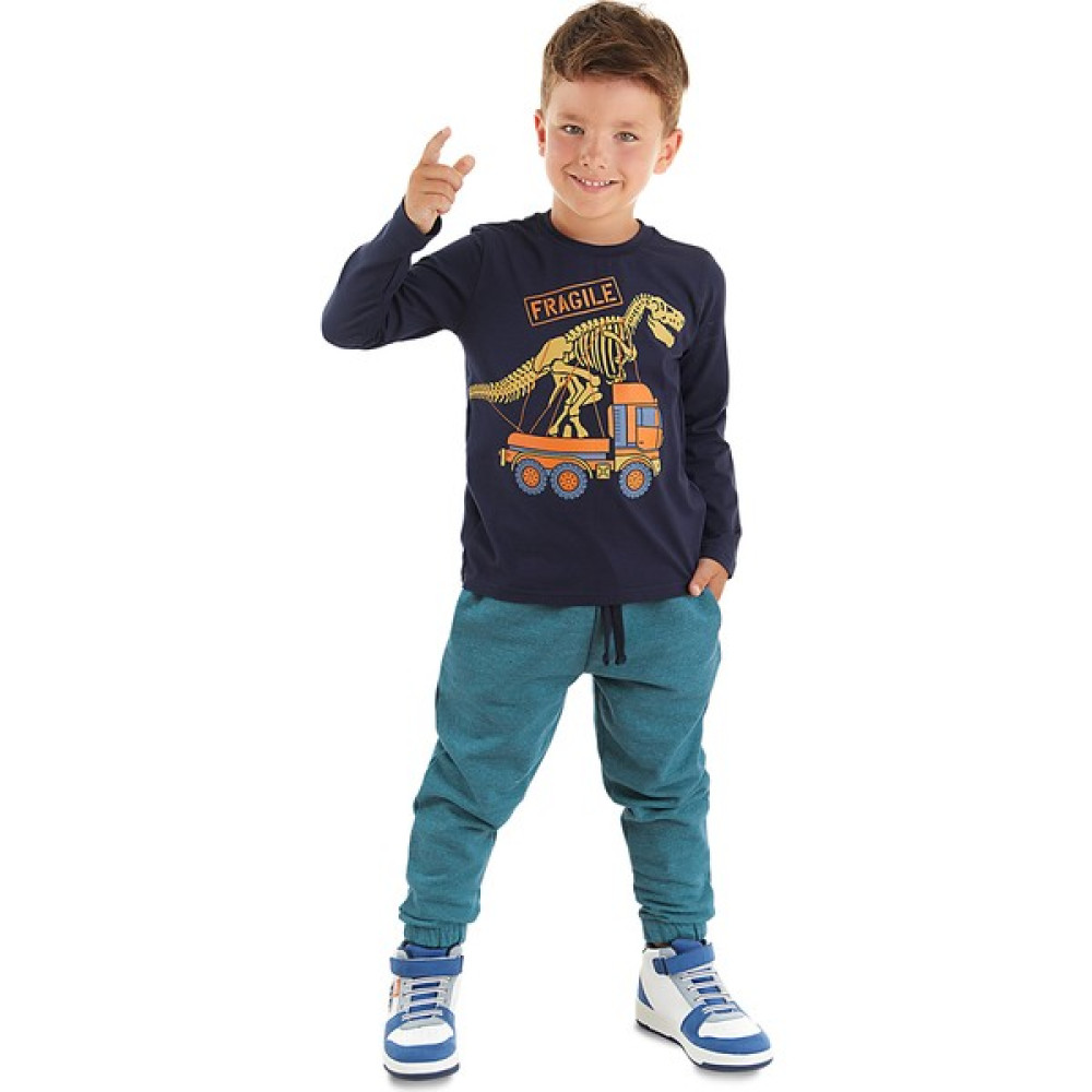 MSHB&G Fragile Erkek Çocuk T-Shirt Pantolon Takım Erkek Çocuk Giyim Takımı Fiyatı