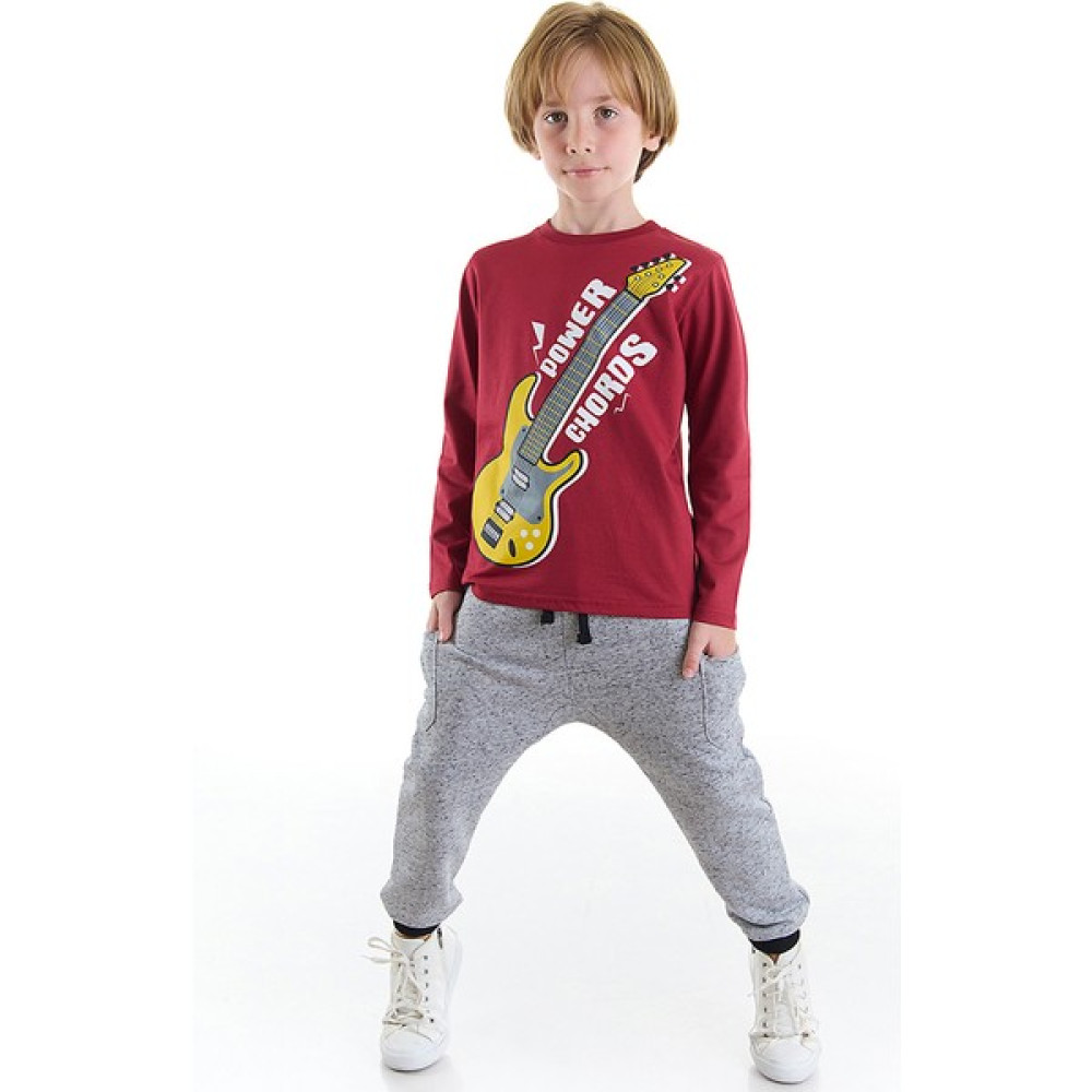 MSHB&G Rock Soul Erkek Çocuk T-Shirt Pantolon Takım Erkek Çocuk Giyim Takımı Fiyatı