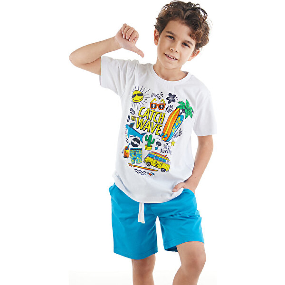 MSHB&G Tatil Erkek Çocuk T-shirt Şort Takım Erkek Çocuk Giyim Takımı Fiyatı