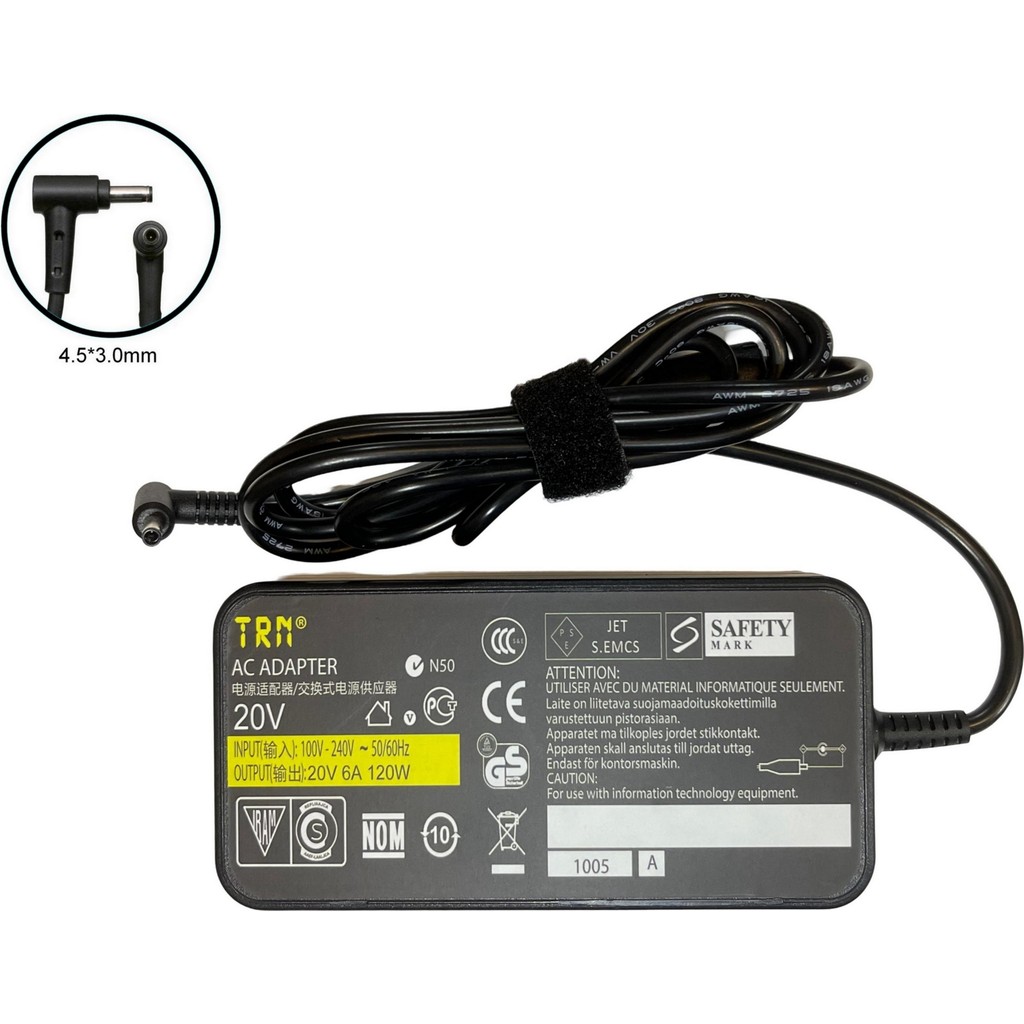 Msi 120W 20V 6A 4.5*3.0mm Laptop Adaptör Şarj Aleti Laptop Adaptör Fiyatı