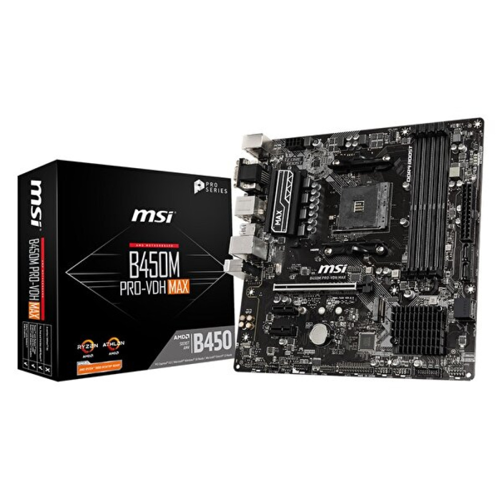 MSI B450M Pro-Vdh MAX AMD Ryzen AM4 Ddr4 Anakart Anakart Fiyatı