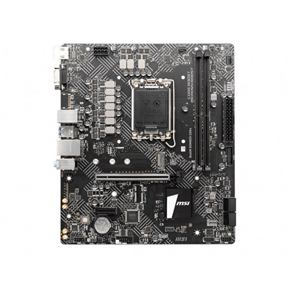 MSI B660 Bomber Intel B660 4600 MHz (Oc) Ddr4 Lga1700 M.2 Hdmi VGA Matx Anakart Anakart Fiyatı