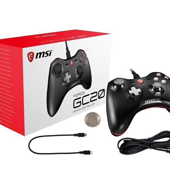 MSI Force GC20 Android 4.1 ve Ustu Uyumlu Cift Titresim Motorlu USB 2.0 Baglantili Gamepad PC Konsol
