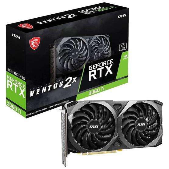 MSI GEFORCE 3060 TI VENTUS 2X OCV1 LHR 8GB GDDR6 256Bit NVIDIA Ekran Kartı