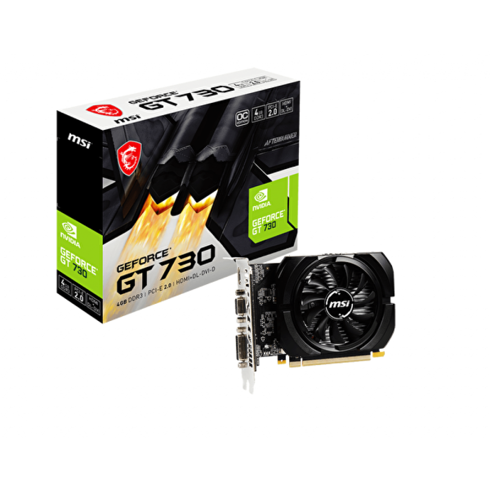 MSI GeForce GT 730 N730K-4Gd3/Oc 4 GB 64 Bit Ddr3 Dx12 Ekran Kartı Ekran Kartları Fiyatı