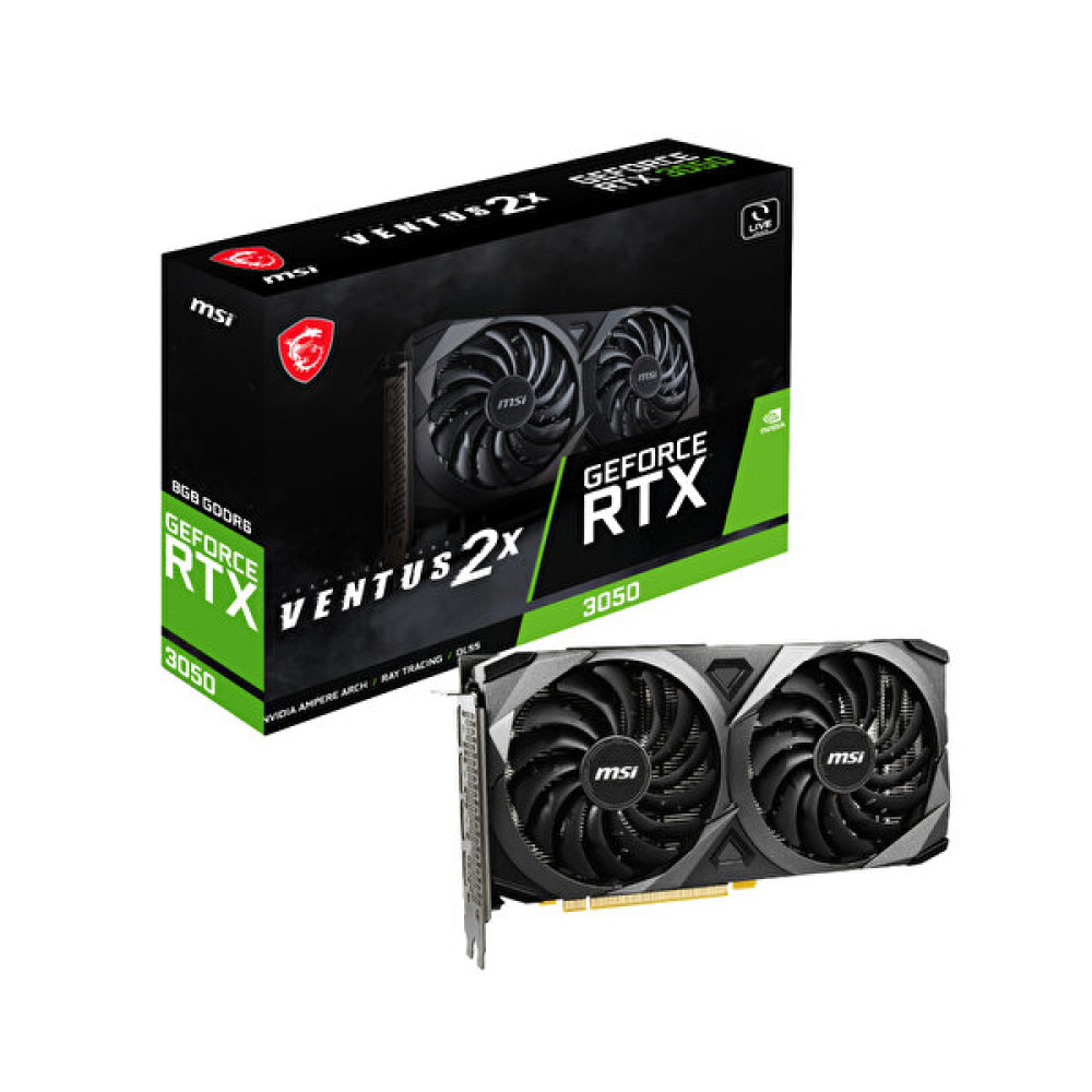 MSI GeForce RTX 3050 Ventus 2X 8G Rtx3050 8 GB 128 Bit Gddr6 Gaming Ekran Kartı Ekran Kartları Fiyatı