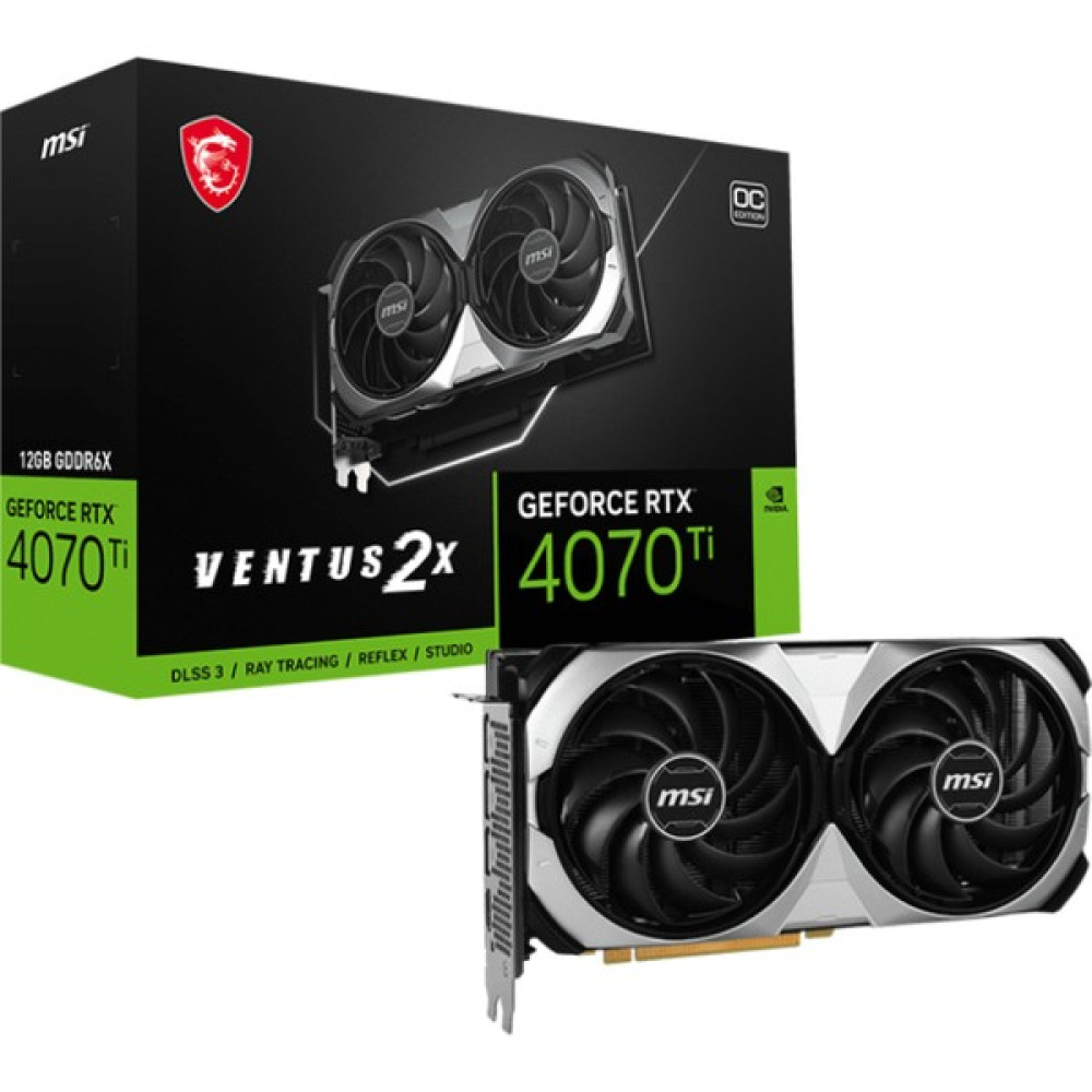 MSI Geforce Rtx 4070TI Ventus 2x 12GB Oc GDDR6X 192BIT Ekran Kartı Ekran Kartları Fiyatı