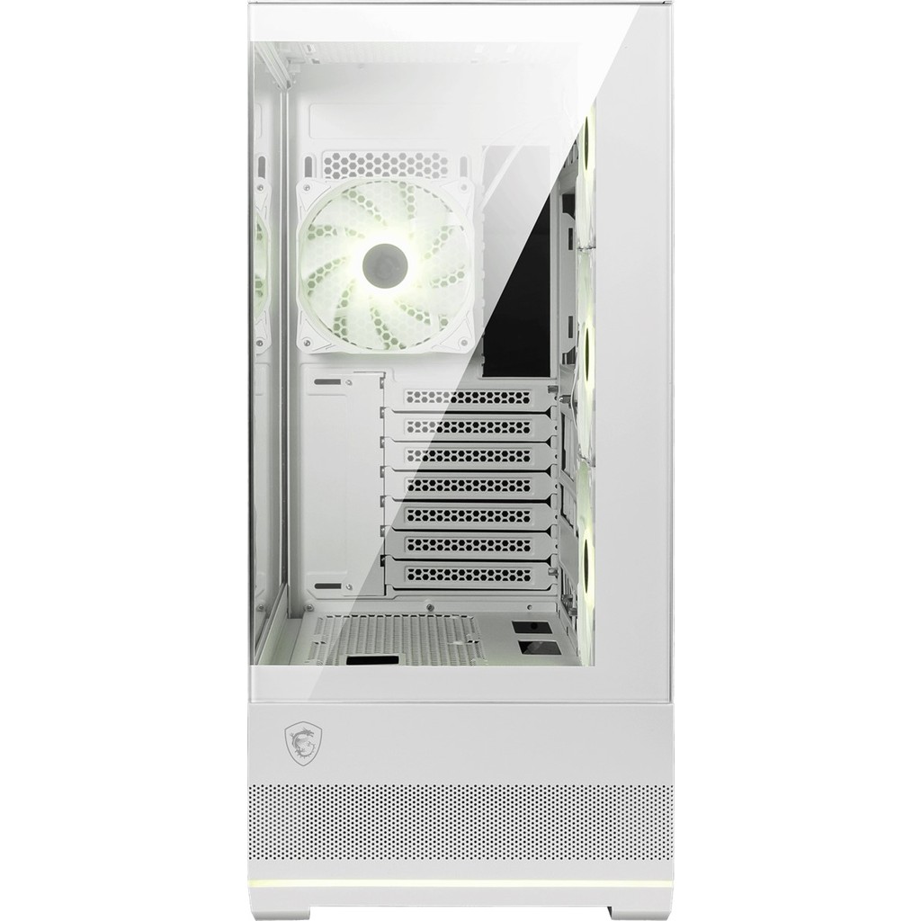 Msı Mag Pano 110R Pz Whıte Temperli Cam 3X120MM 1X120MM Argb Fan Atx Beyaz Panoramik Gaming Bilgisayar Kasası PC Kasaları Fiyatı