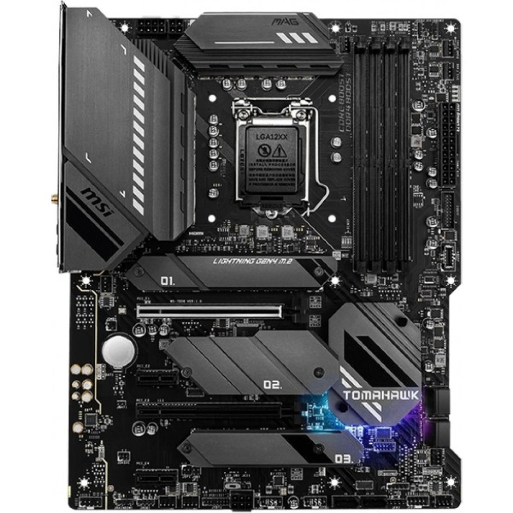 Msı Mag Z590 Tomahawk Wıfı Z590 4xddr4 1xdp/1xhdmı Wi-Fi/1xglan 3 x M.2 1200PIN Anakart Anakart Fiyatı