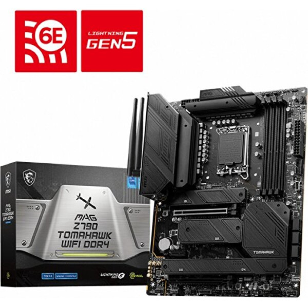 MSI MAG Z790 Tomahawk WiFi Ddr4 Intel Z790 LGA 1700 Soket 5333 MHz M.2 ATX Anakart Anakart Fiyatı