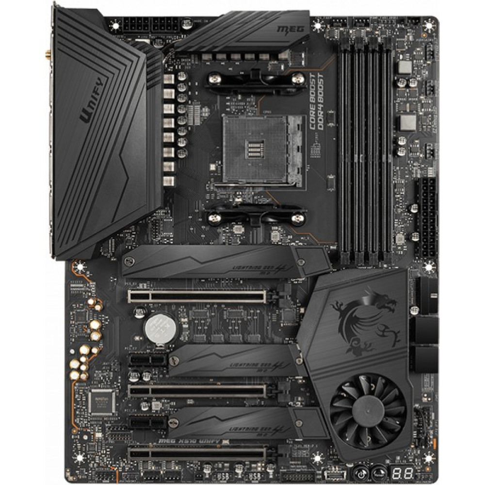 MSI MEG X570 Unify AM4 DDR4 4600 mhz (OC) 3 x M.2 USB 3.2 ATX Anakart Anakart Fiyatı