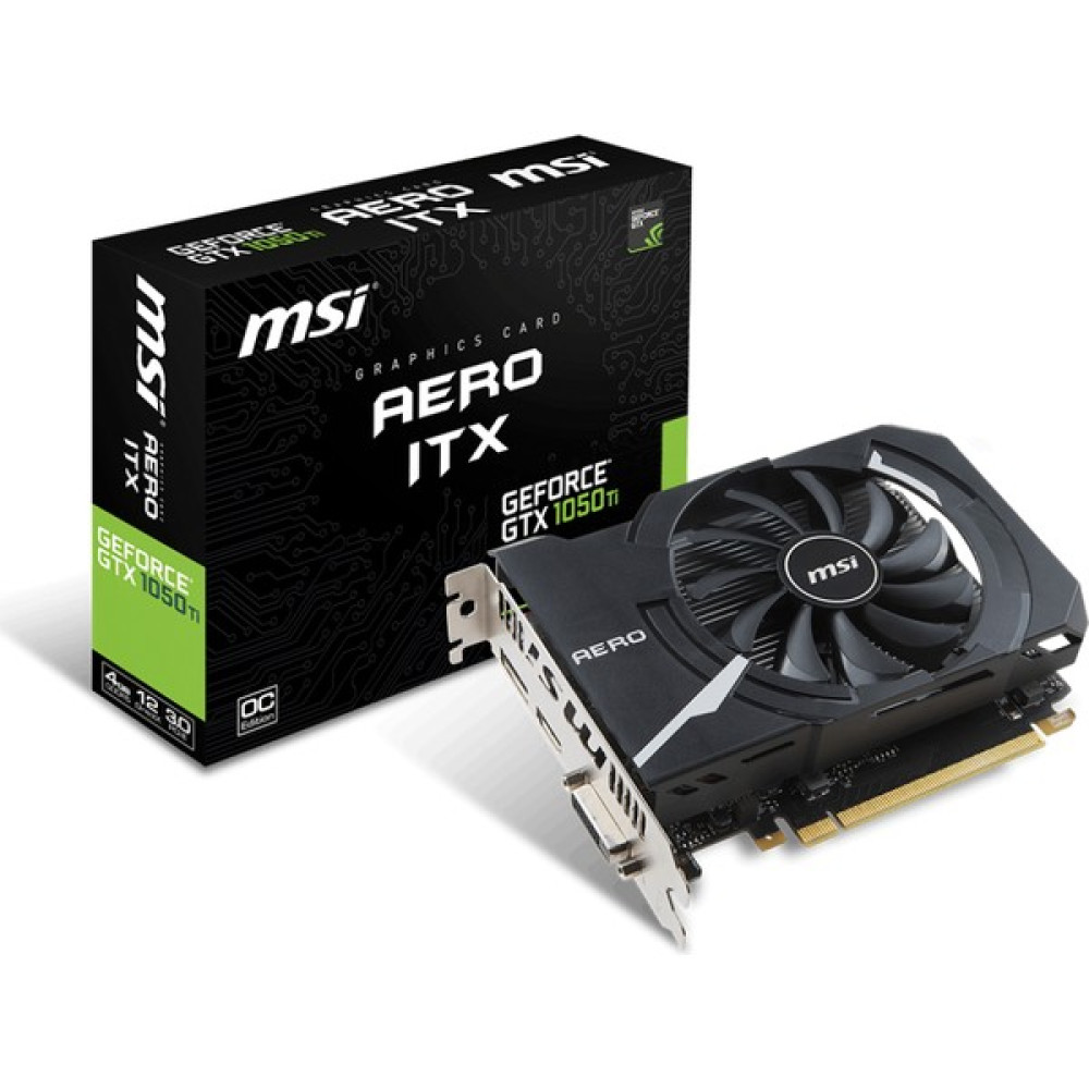 MSI NVIDIA GeForce GTX 1050 Ti AERO ITX OCV1 4GB 128bit GDDR5 Ekran Kartı GTX 1050 Ti AERO ITX 4G OCV1 ( GEFORCE GTX 1050 TI AERO ITX 4G OCV1 ) Ekran Kartları Fiyatı