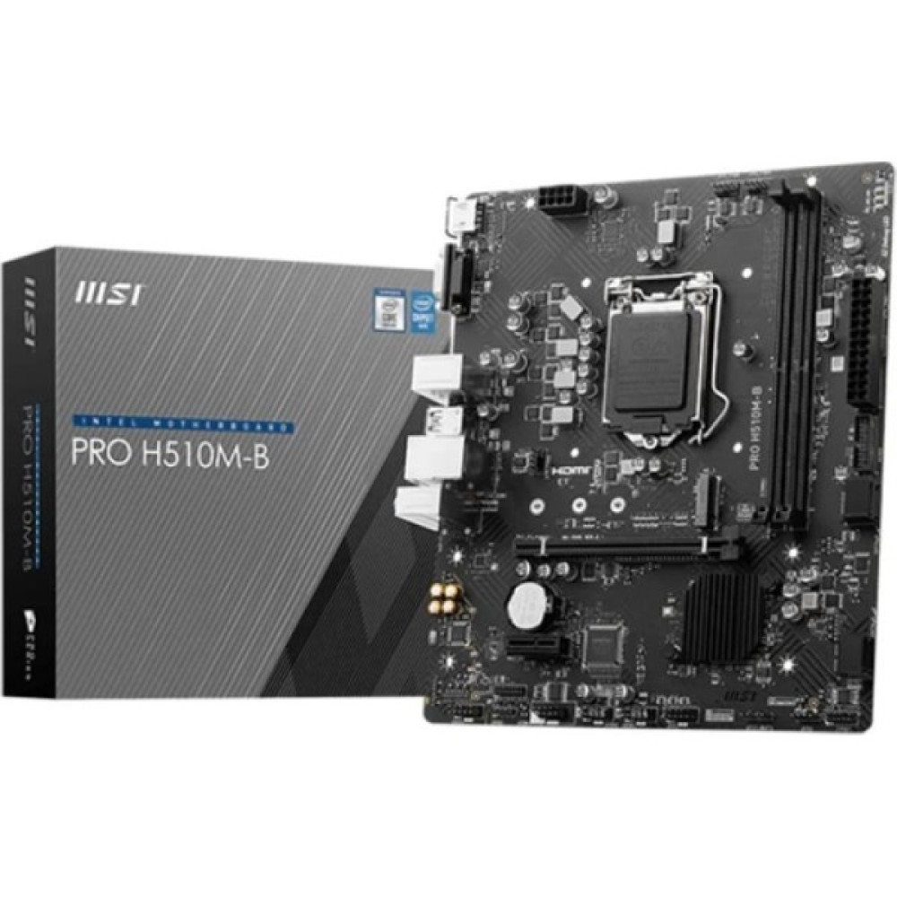 Msı Pro H510M-B Intel H470 Soket 1200 Ddr4 2933MHZ M.2 Anakart Anakart Fiyatı