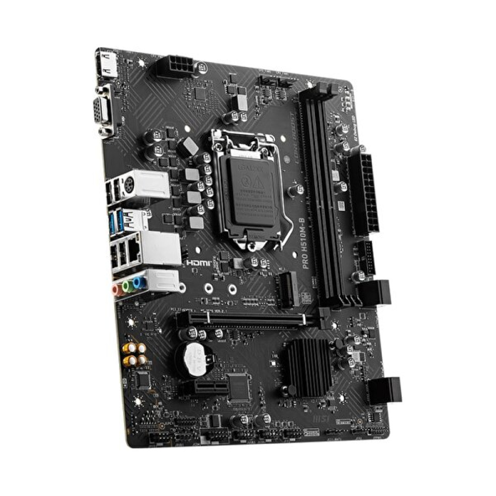 MSI Pro H510M-B Soket 1200 Ddr4 2933 M.2 VGA Hdmi USB 3.2 mATX Anakart Anakart Fiyatı