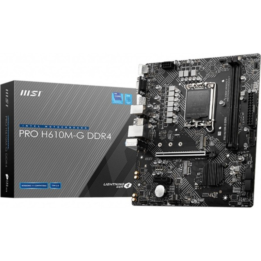 Msı Pro H610M-G Ddr4 3200MHZ Matx 1700 Anakart Fiyatı