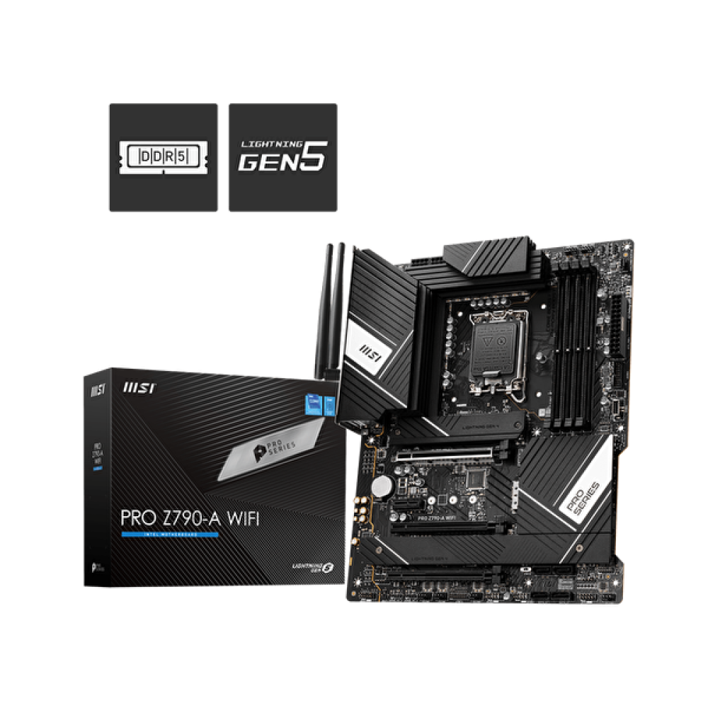 MSI Pro Z790-A WiFi Ddr5 Intel Z790 Soket 1700 7200 Ddr5 MHz ATX Gaming Anakart Anakart Fiyatı