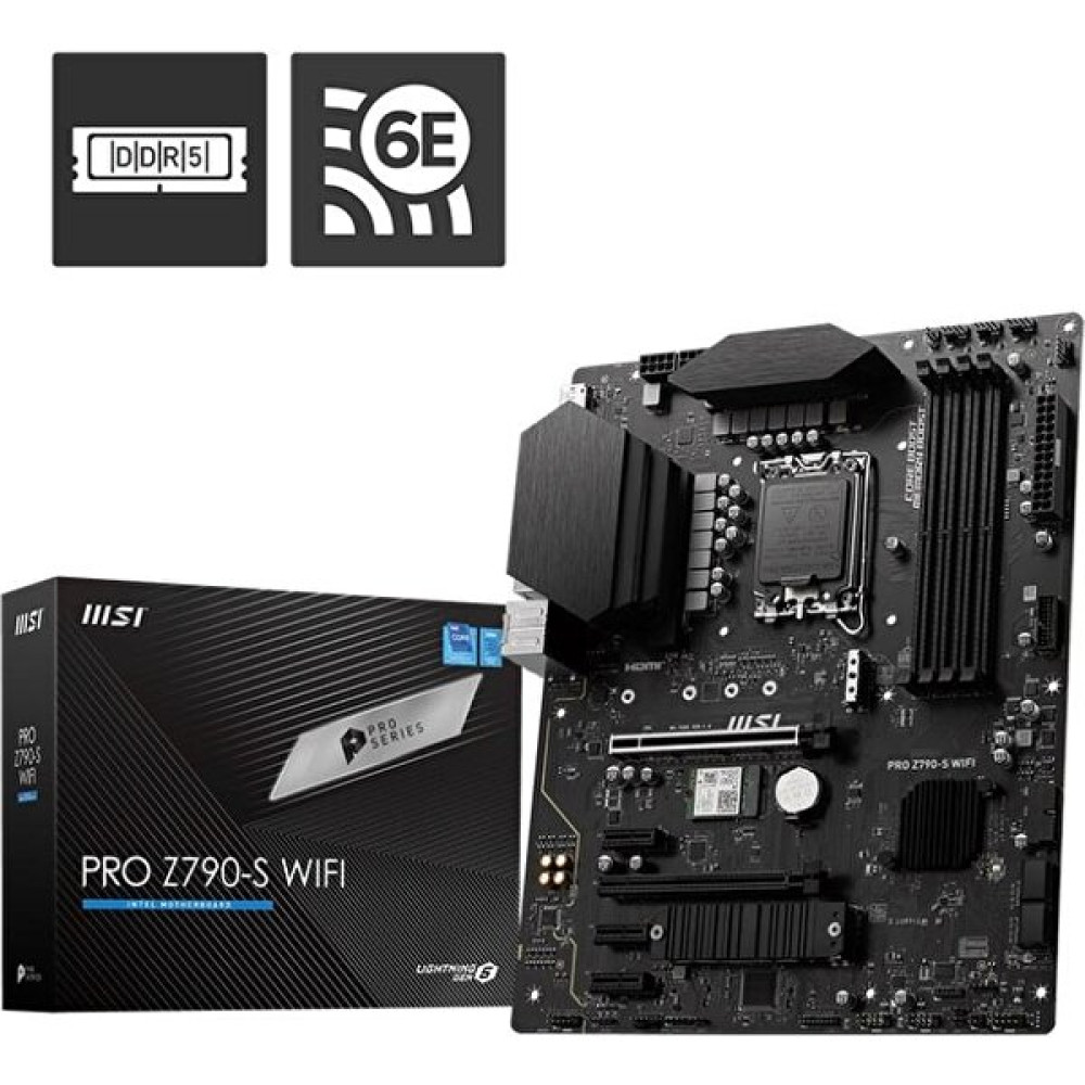 Msı Pro Z790-S Wıfı Ddr5 6600(OC)MHZ HDMI Dp Atx M.2 1700P Anakart Fiyatı