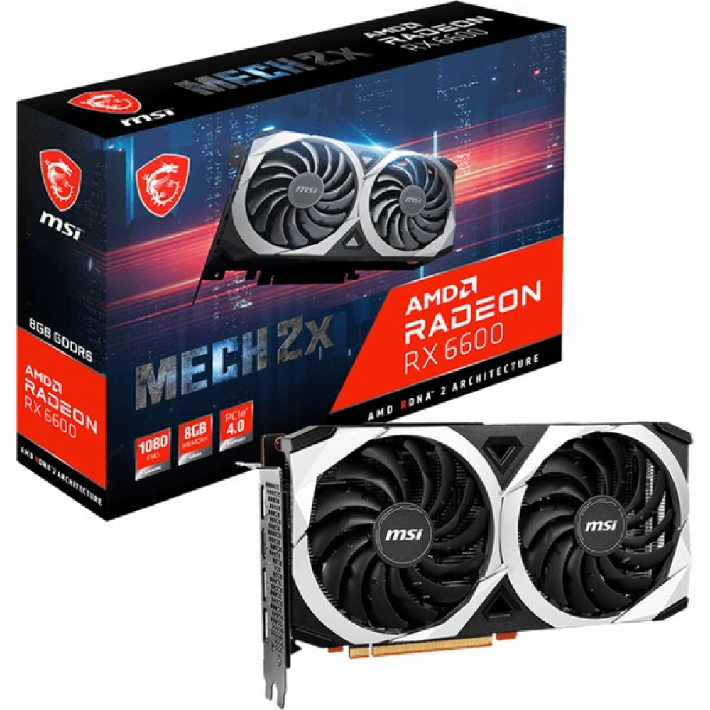 MSI RADEON RX 6600 MECH 2X 8G 6600 8GB GDDR6 Ekran Kartı Ekran Kartları Fiyatı