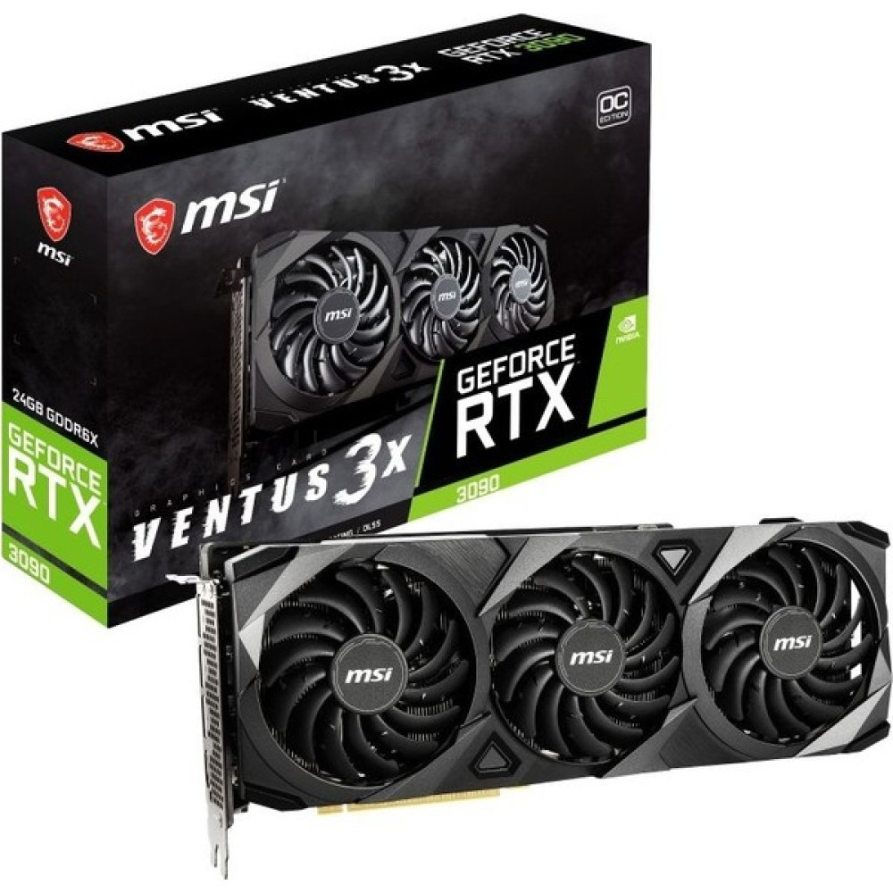 Msı Rtx 3090 Ventus 3x 24G Oc 24GB GDDR6X 384BIT Ekran Kartı Ekran Kartları Fiyatı