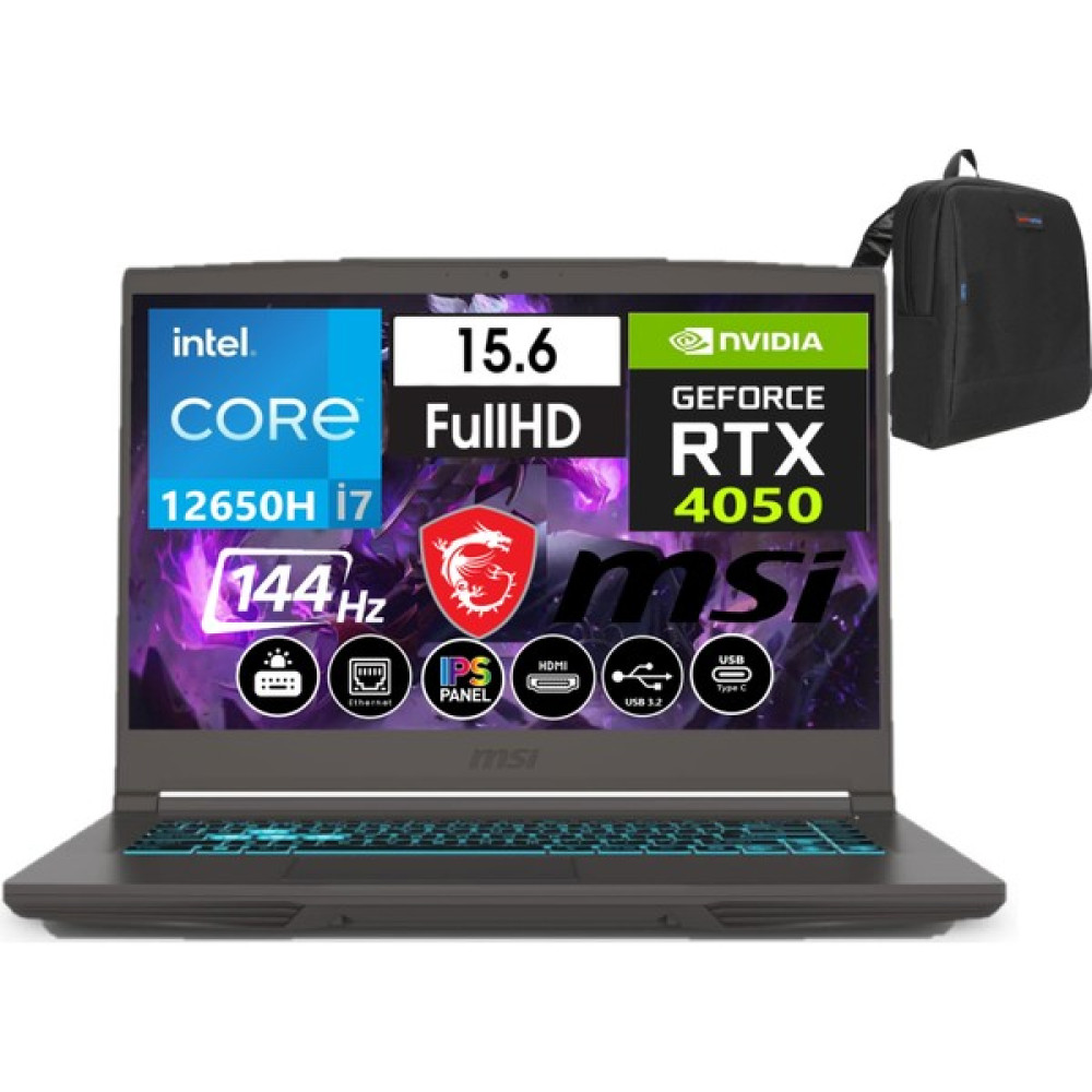 Msi Thin A15 12.nesil Core I7 12650H 48GB 4tb SSD 6GB/RTX4050 WINDOWS11HOME 15.6" 144 Hz Fhd IPS Taşınabilir Bilgisayar B12VE-1891XTRW32+WEBLEGELSINÇANTA Oto Boyaları Fiyatı