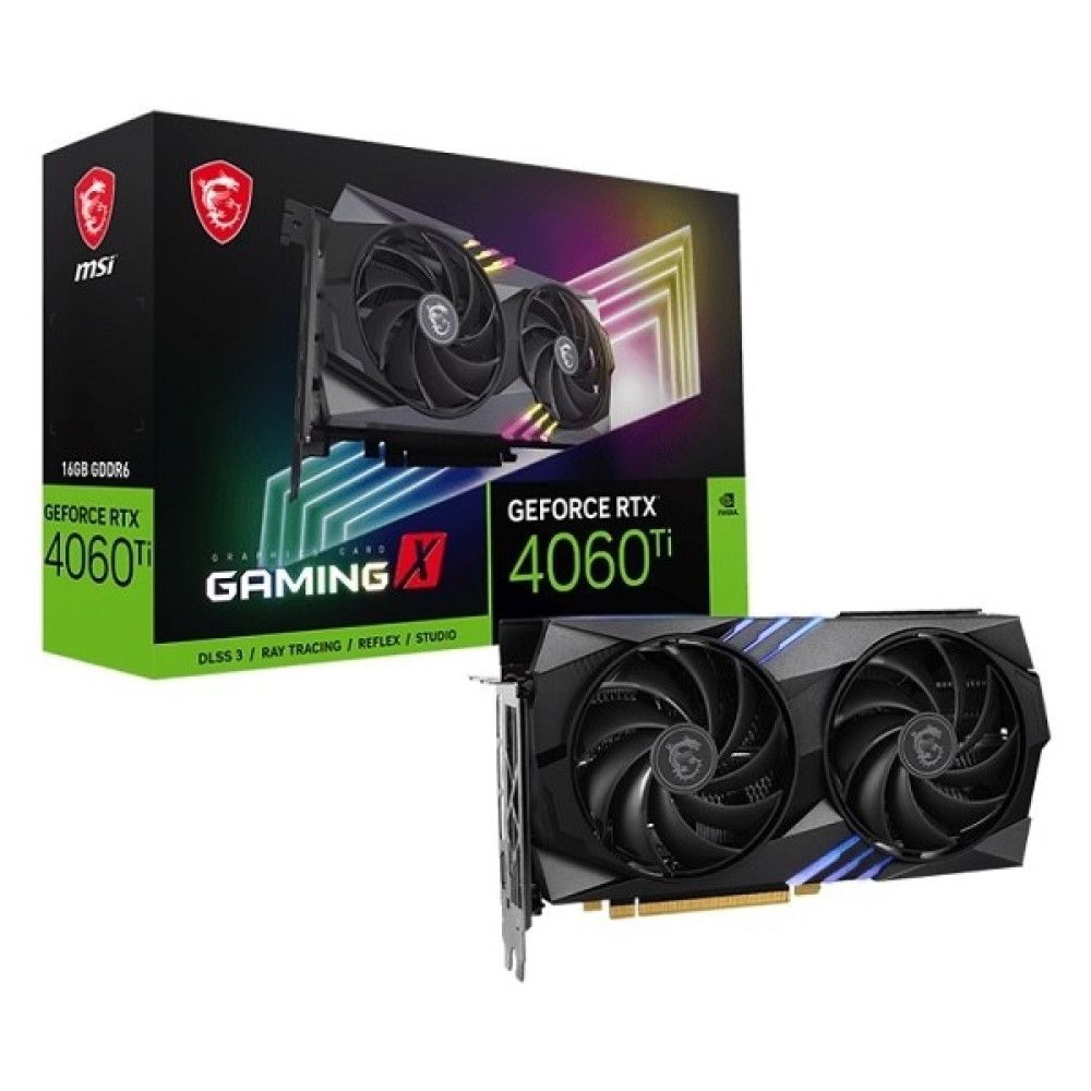 Msı VGA Geforce Rtx 4060 Tı Gamıng x 16G RTX4060TI 16GB Gddr6 128B DX12 Pcıe 4.0 X16 (3xdp 1xhdmı) Ekran Kartları Fiyatı