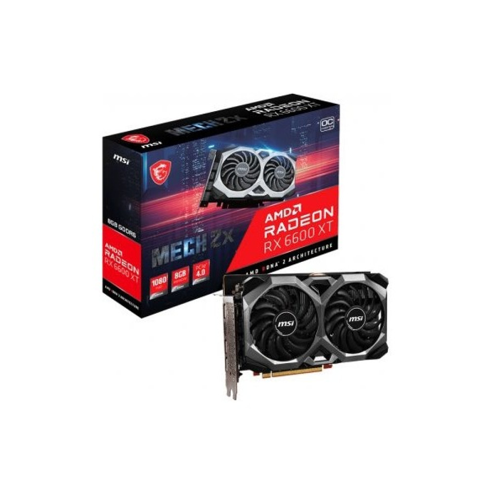 MSI VGA RADEON RX 6600 XT MECH 2X 8G OCV1 RX6600XT 8GB GDDR6 128B PCIE 4.0 X16 (3XDP 1XHDMI) Ekran Kartı Ekran Kartları Fiyatı
