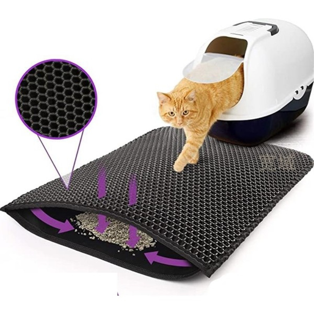 MSM Eva Kaymaz Kedi Kumu Matı Evcil Hayvanların Dışarı Çıkarılmasını Önlemek Için Çift Katmanlı Eva Kedi Matı Kedi Kumu Kutusu Filtre Matı Kedi Tır... Evcil Hayvan Ürünleri Fiyatı