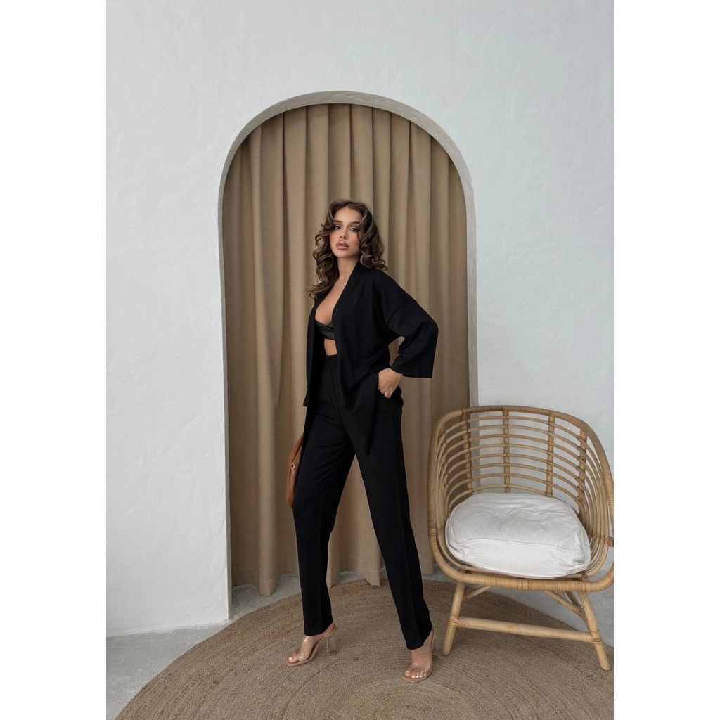 MST Clothing Bürümcük Kumaş Kadın Kimono Pantolon Takım Giyim & İç Giyim Fiyatı