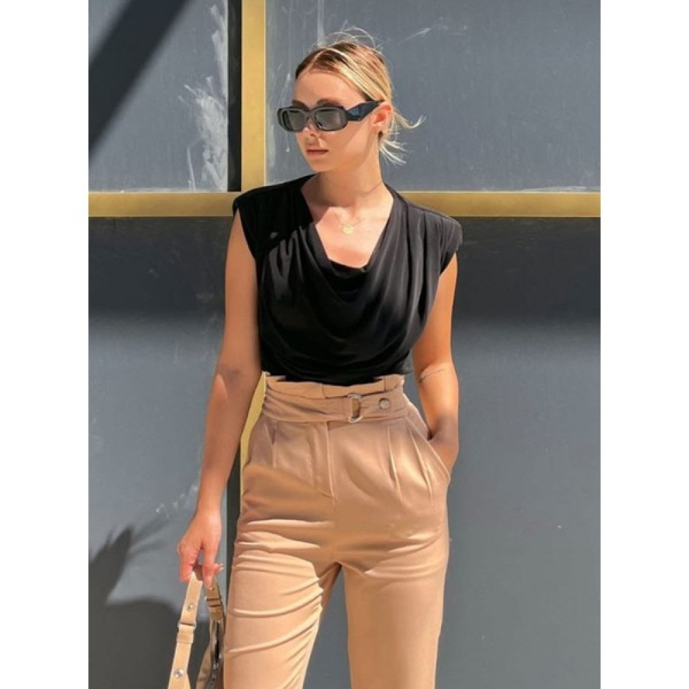 MST Clothing Kadın Degaje Yaka Vatkalı Bluz Bluz Fiyatı