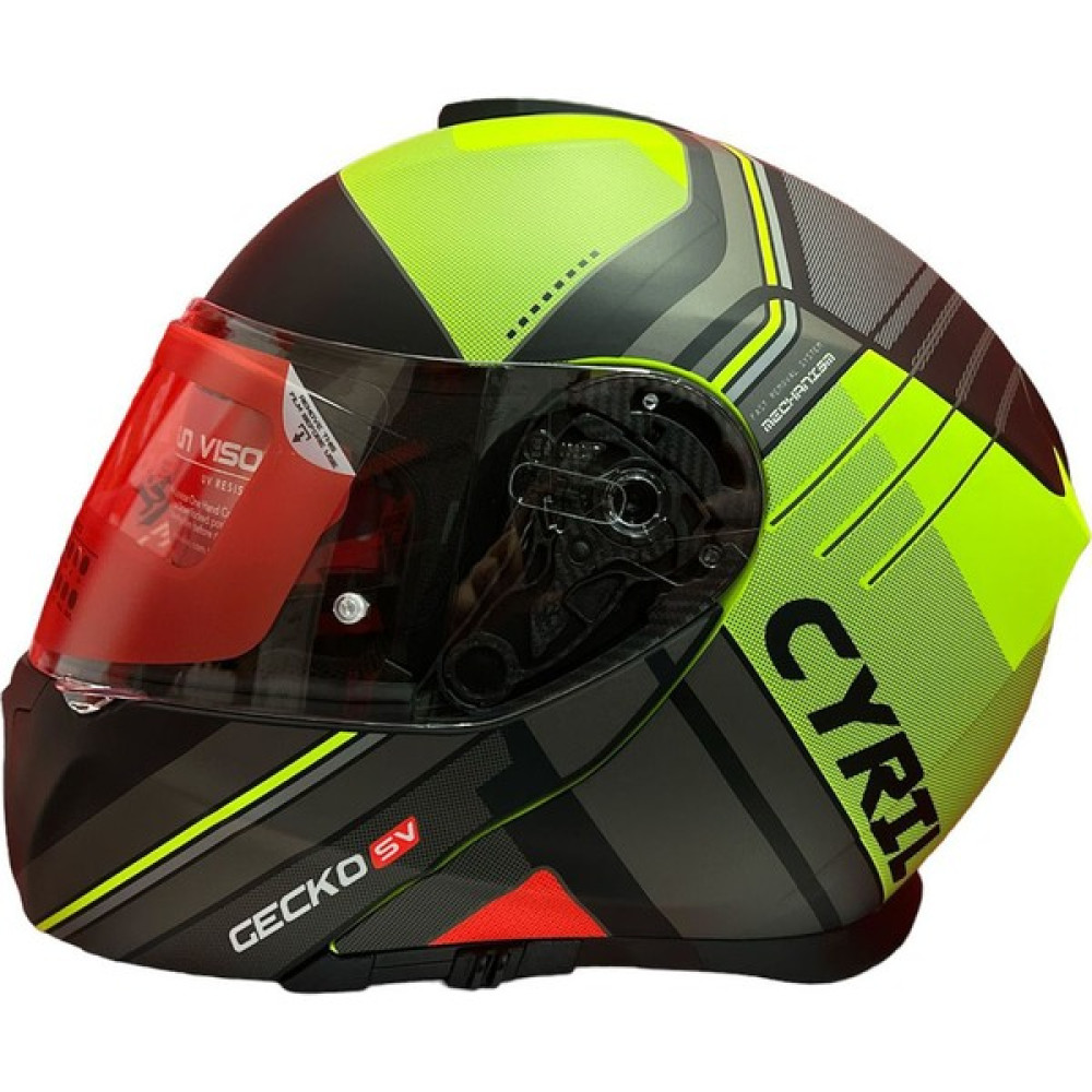 MT Cyrıl Çene Açılır Vizörlü Kask - M - Neon Sarı Motorsiklet Kaskları Fiyatı