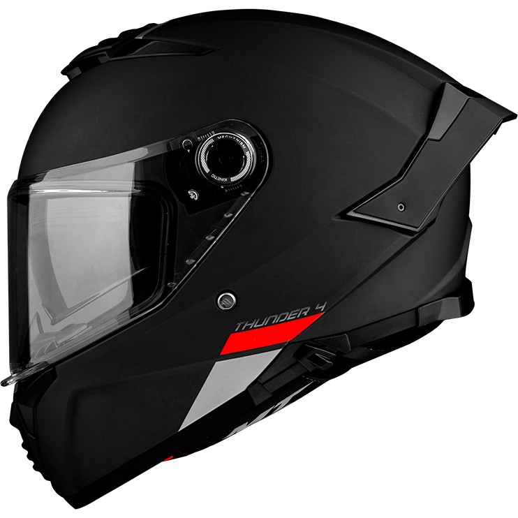 Mt Helmets Kask mt Thunder 4 Sv Solid A1 Matt Black Şeffaf Vizör - 2XL Diğer Fiyatı