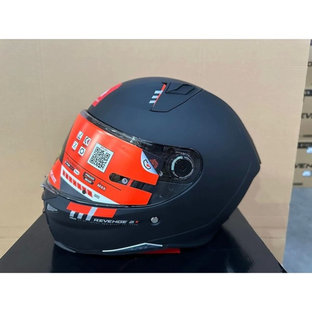Mt Helmets Kask Revenge 2 S A1 Mat Siyah - Tek Renk Motorsiklet Kaskları Fiyatı