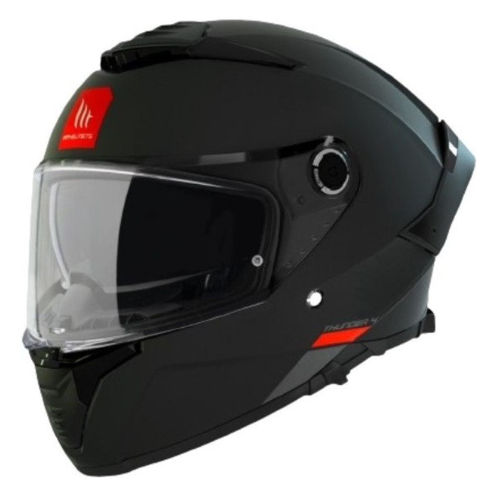 mt Helmets Thunder 4 Sv Solid A1 Motosiklet Kaskı - L - Mat Siyah Motorsiklet Kaskları Fiyatı