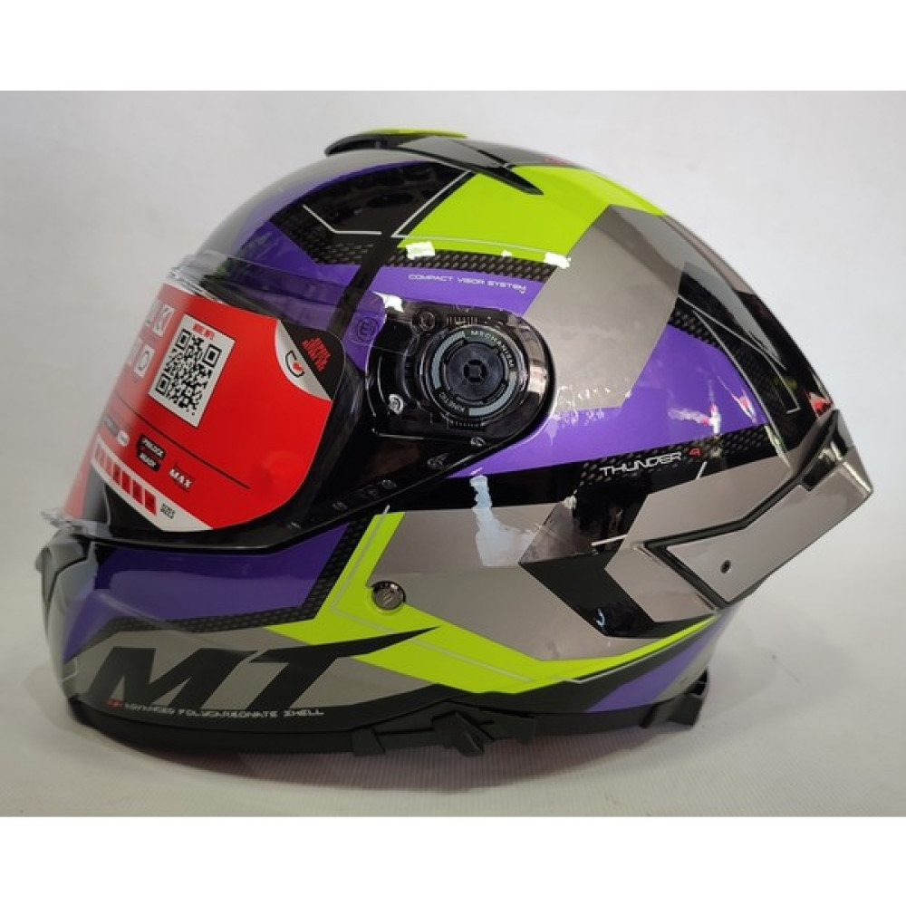 mt Kask Thunder 4sv Valiant B2 Pearl Grey - Iç Güneş Vizörlü - L Motorsiklet Kaskları Fiyatı