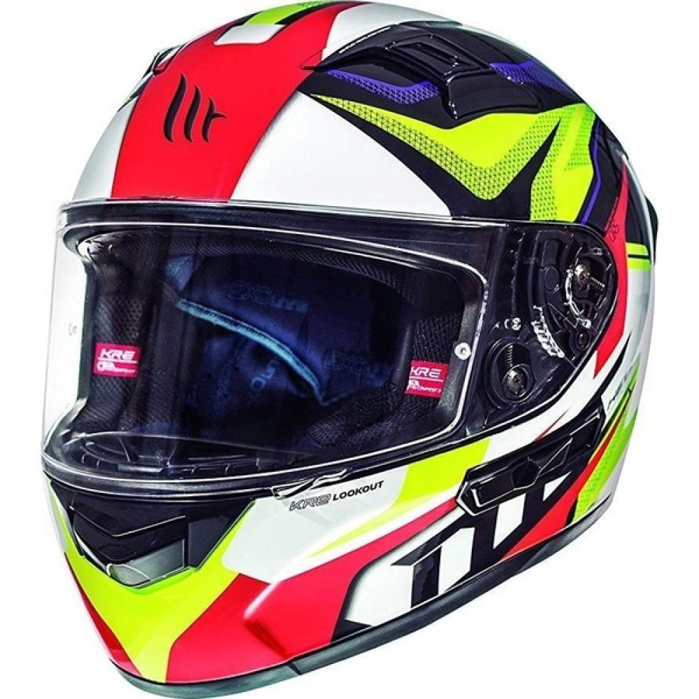 mt Kre Lookout G4 Gloss Full Face Motosiklet Kaski - XL - Sarı Motorsiklet Kaskları Fiyatı