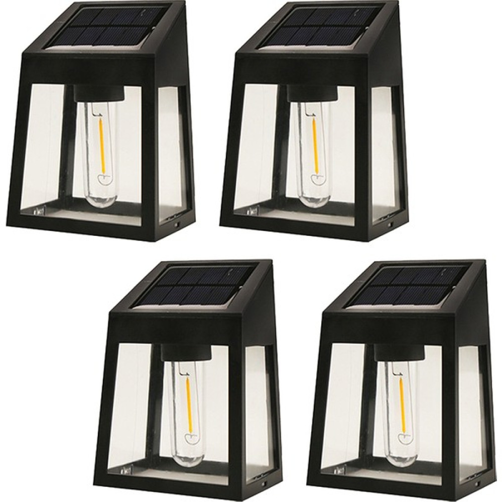 MTD Store Pilli Solar Güneş Enerjili Gece Sensörlü Bahçe Aydınlatma Lambası (4lü Paket) (81) - Beyaz Gece Lambası Fiyatı