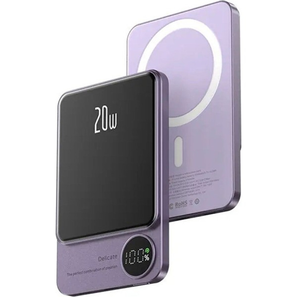 MTK Moveteck Apple 11-12-13-14 Pro Max Uyumlu Manyetik Magsafe Turbo Hızlı Powerbank Ultra Ince Dijital Göstergeli 5000 Mah Güçlü Tutuş Kablosuz Şa... Cep Telefonu Şarj Cihazı Fiyatı