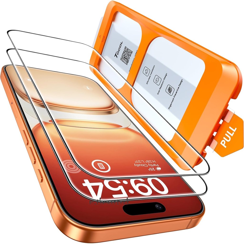 M.TK Moveteck Apple iPhone 17 Pro Max Uygulama Aparatlı Tam Kapatan Temperli Ekran Koruyucu Kırılmaz Cam Magic Box - Şeffaf Cep Telefonu Ekran Koruyucusu Fiyatı