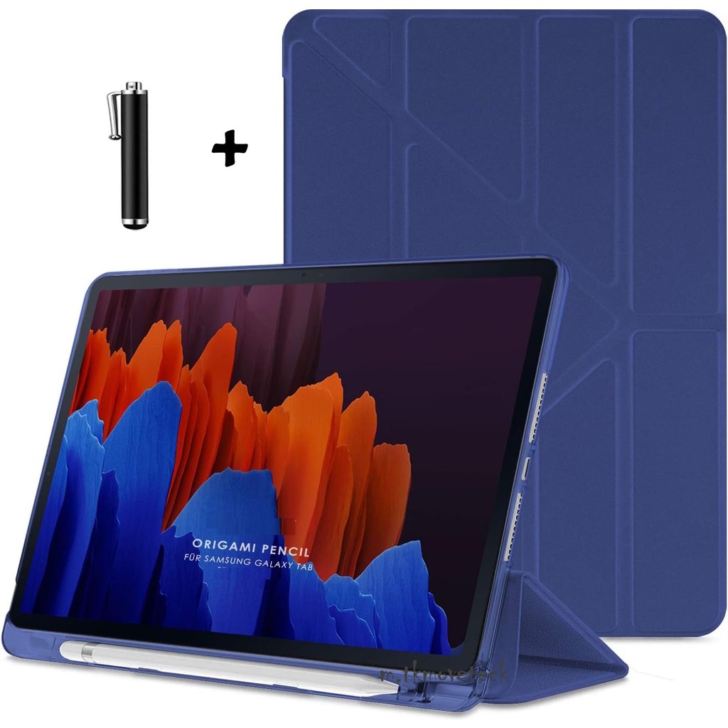 M.TK Moveteck Huawei Matepad Pro 12.2inç MRDI-W09 Papaermatte MIRO-W09GK Kılıf Kalem Bölmeli Katlanabilir Standlı Koruyucu Yumuşak Silikon Akıllı K... Tablet Kılıfı Fiyatı