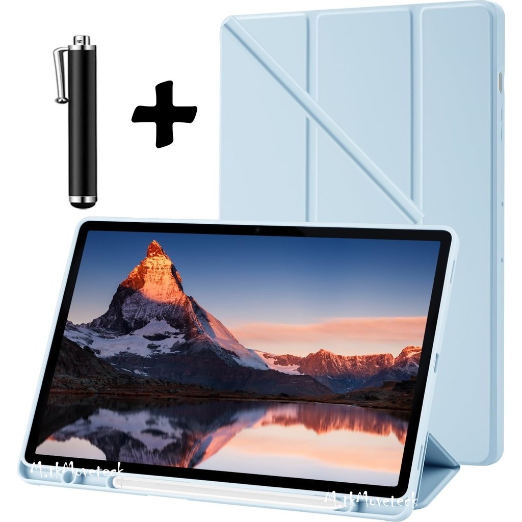 M.tk moveteck Ipad Pro 12.9 Kılıf Kalem Bölmeli Yumuşak Silikon Kapak Akıllı Uyku Modlu Üçgen Standlı + Dokunmatik Kalem 2'li Set Apple Ipad Pro 12... Tablet Kılıfı Fiyatı