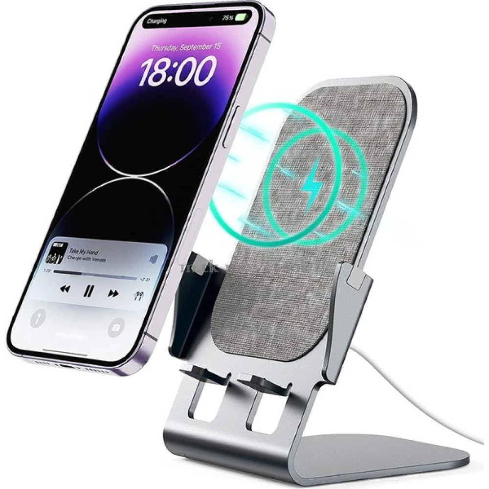 MTK Moveteck iPhone 14/13/12/11/x/8 Serisi ve Samsung S23/S22/S21IÇIN Kablosuz Masaüstü Hızlı Şarj Standı Ultra Ince Alüminyum Alaşım Cep Telefonu... Cep Telefonu Şarj Cihazı Fiyatı