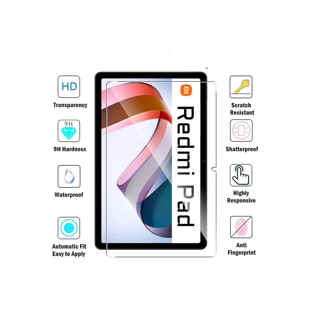 m.tk moveteck Xiaomi Redmi Pad 6 Gb Ram 128 Gb Tablet Ekran Koruyucu Nano Kırılmaz Tam Kaplar Cam Tablet Aksesuarı Fiyatı