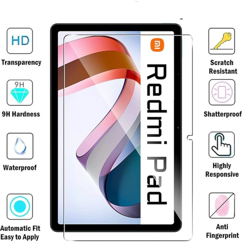 MTK Moveteck Xiaomi Redmi Pad 6 GB Ram 128 GB Tablet Için Ekran Koruyucu Nano Kırılmaz Tam Kaplar Cam - Şeffaf Tablet Kılıfı Fiyatı
