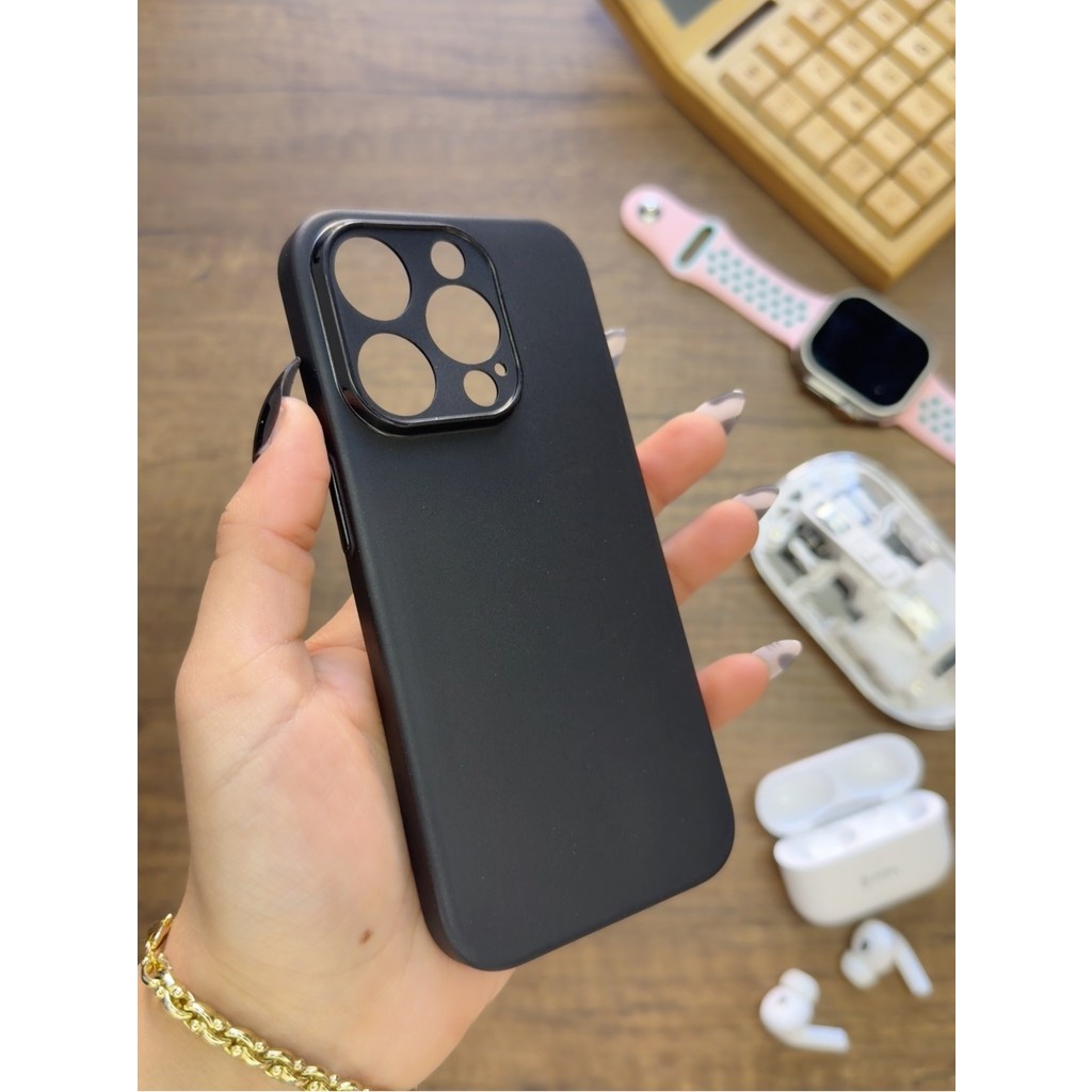 Mtl iPhone 15 Pro Uyumlu Süper Ince Mat Ultra Thin Silikon Kılıf - Siyah Cep Telefonu Kılıfı Fiyatı