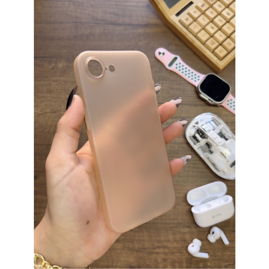 Mtl iPhone 16E Uyumlu Süper Ince Mat Ultra Thin Silikon Kılıf - Çöl Cep Telefonu Kılıfı Fiyatı