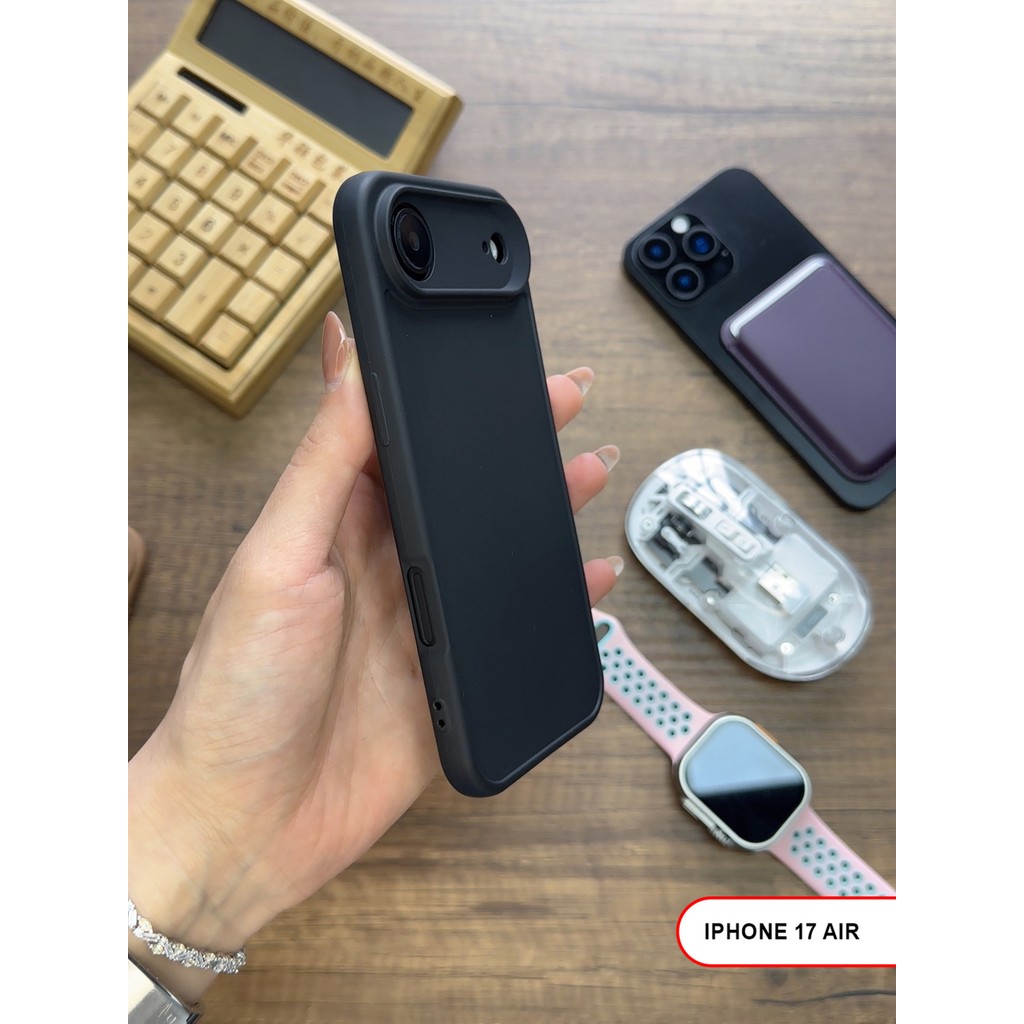 Mtl iPhone 17 Air Uyumlu Kamera Korumalı Darbeye Dayanıklı Renk Atmayan Keep Silikon Kılıf - Siyah Cep Telefonu Kılıfı Fiyatı
