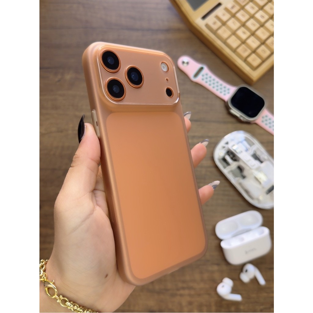 Mtl iPhone 17 Pro Max Uyumlu Süper Ince Mat Ultra Thin Silikon Kılıf - Çöl Diğer Fiyatı