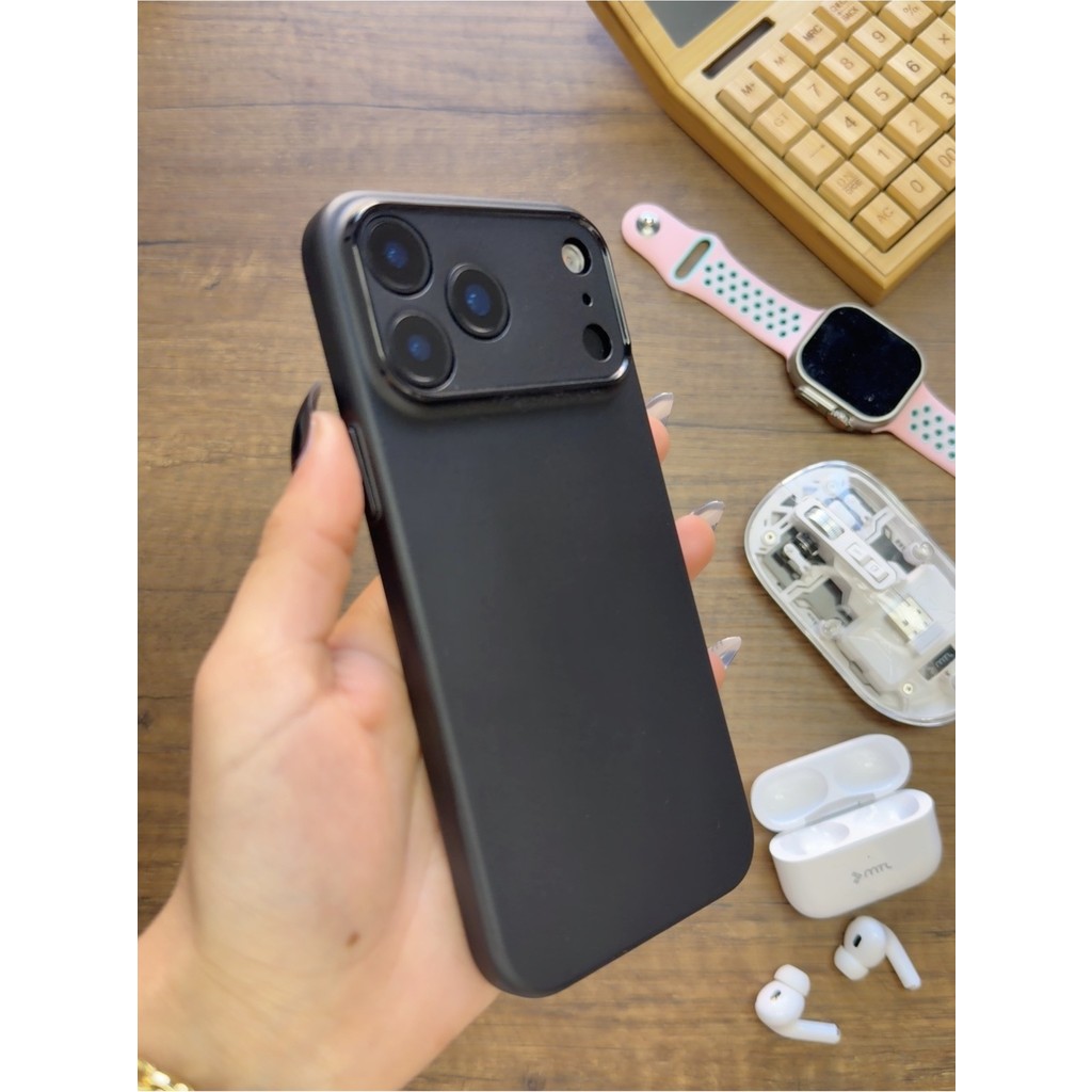 Mtl iPhone 17 Pro Max Uyumlu Süper Ince Mat Ultra Thin Silikon Kılıf - Siyah Diğer Fiyatı