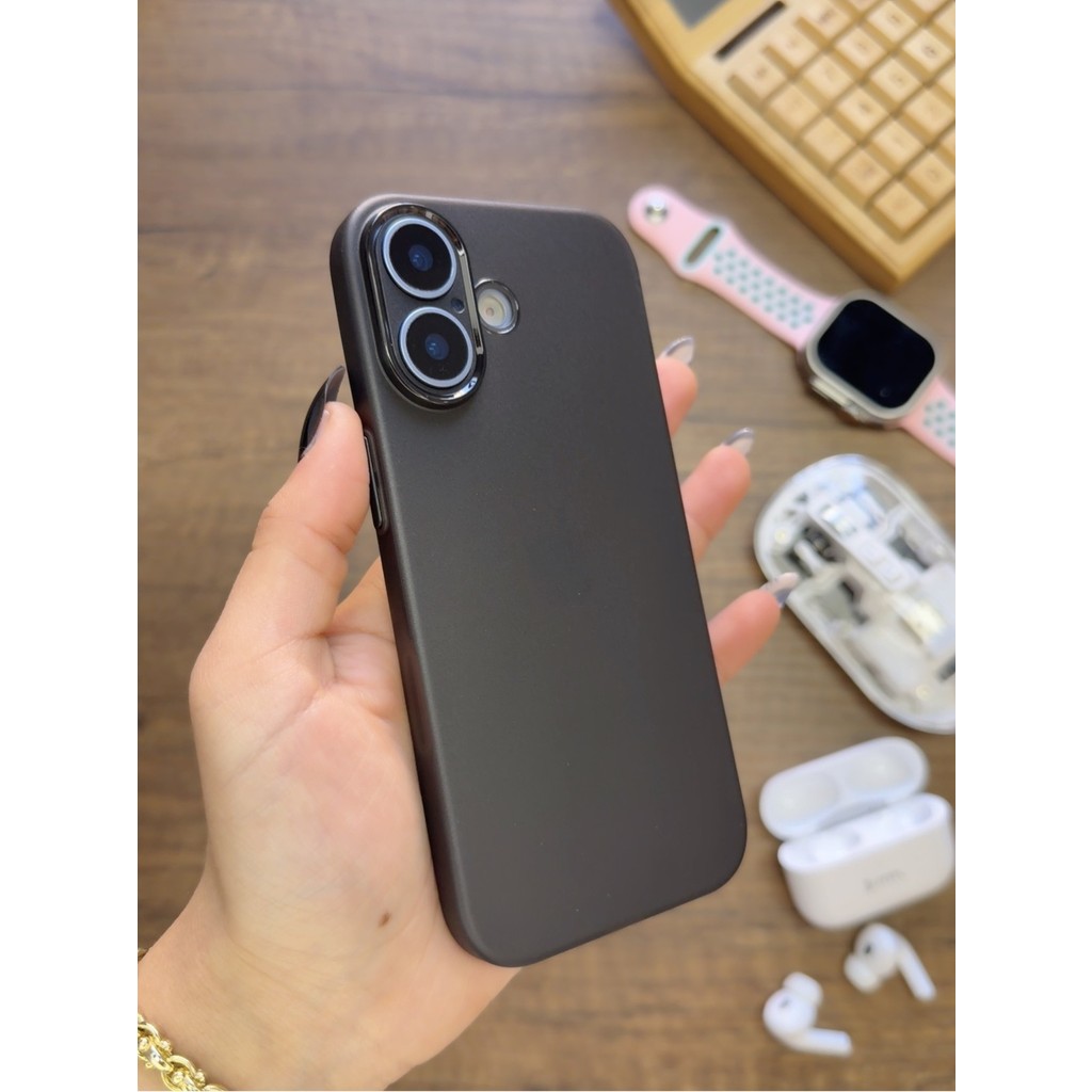 Mtl iPhone 17 Uyumlu Süper Ince Mat Ultra Thin Silikon Kılıf - Buzlu Siyah Cep Telefonu Kılıfı Fiyatı